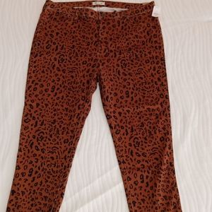 Leopard print Jeans Madewell NWT